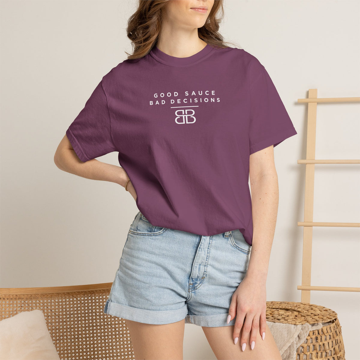 Good Sauce Bad Decisions T-Shirt — Casual Graphic Tee