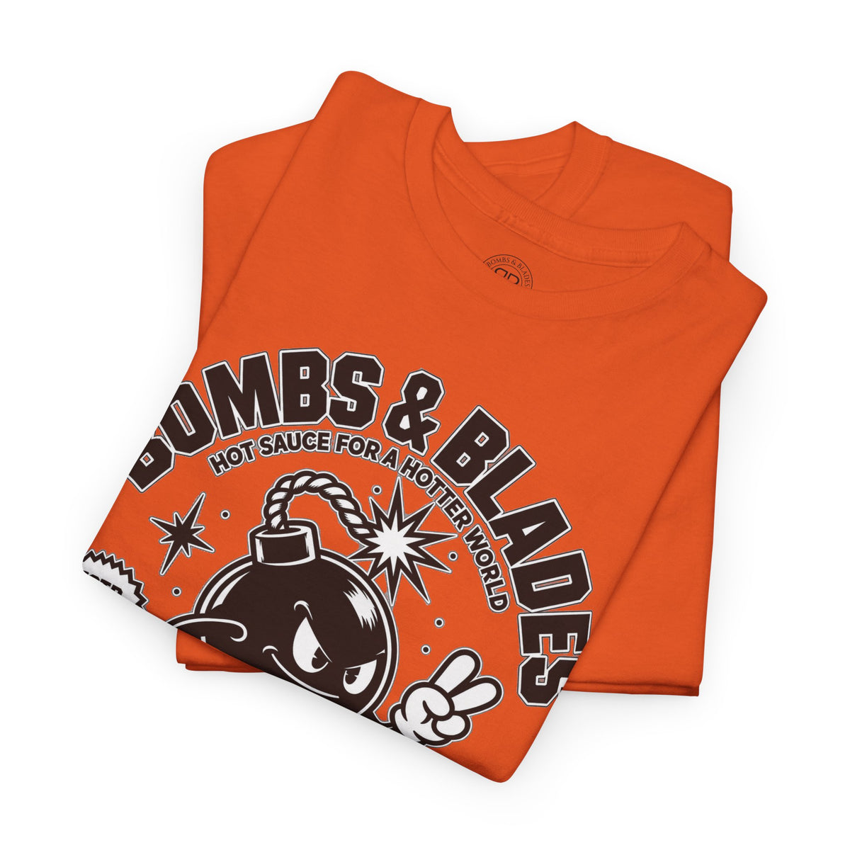 Bombs & Blades Skate Tee — Vintage Bomb Character T‑Shirt