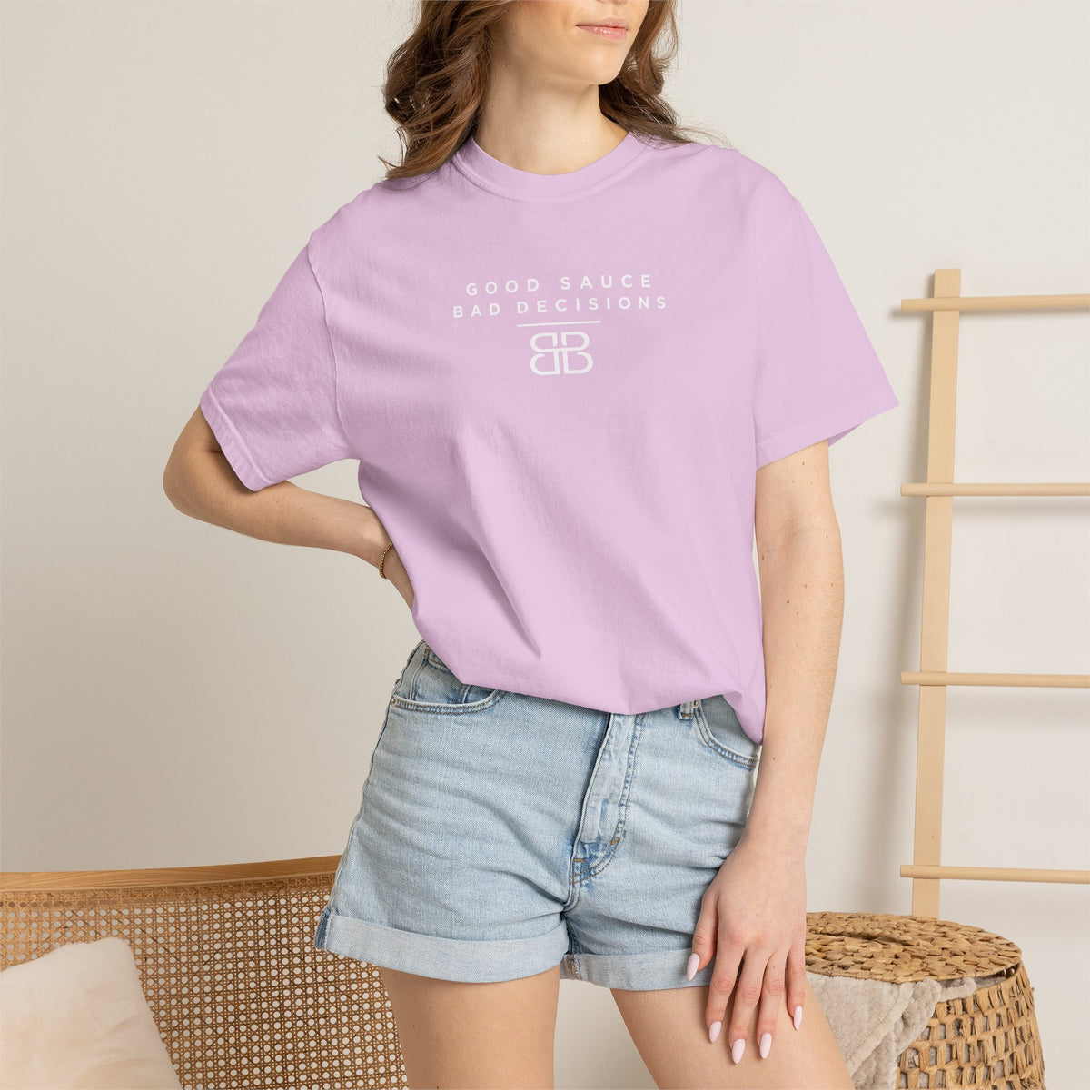 Good Sauce Bad Decisions T-Shirt — Casual Graphic Tee