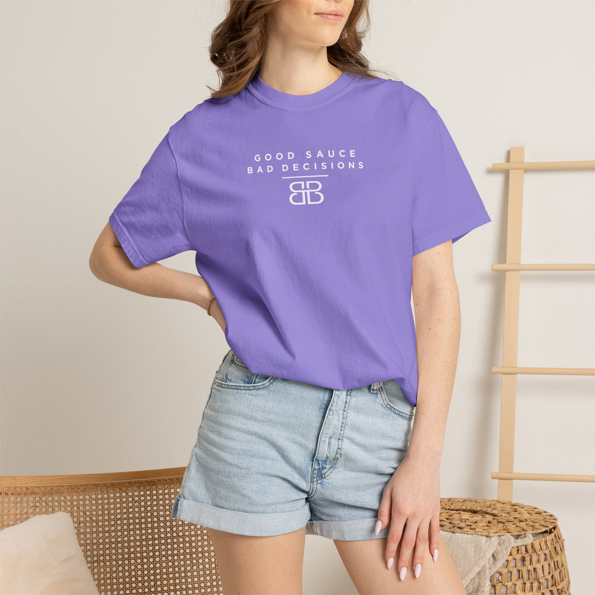 Good Sauce Bad Decisions T-Shirt — Casual Graphic Tee