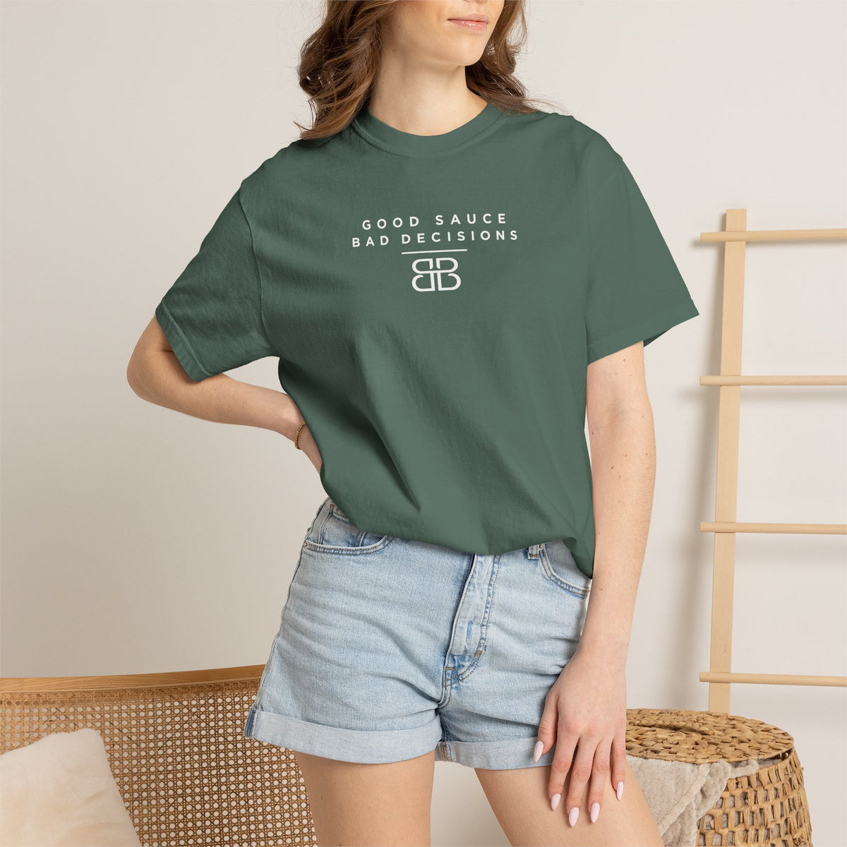 Good Sauce Bad Decisions T-Shirt — Casual Graphic Tee