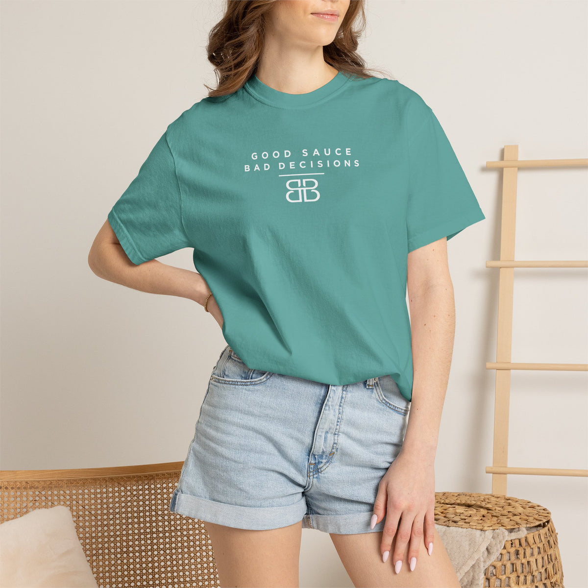 Good Sauce Bad Decisions T-Shirt — Casual Graphic Tee