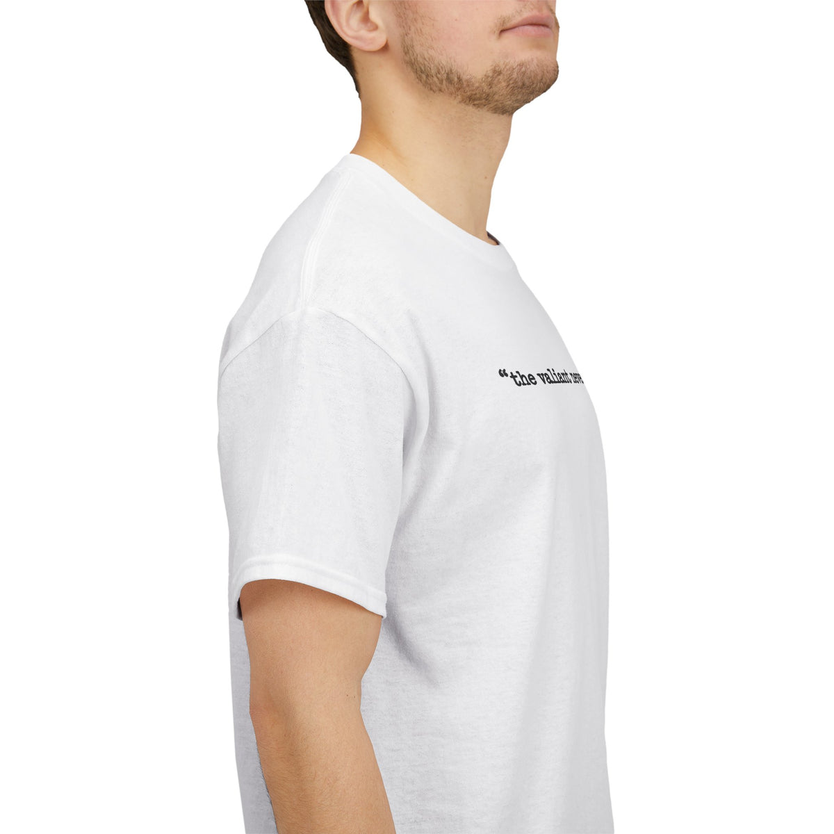 Apocalyptic Soldier T-Shirt — "the valiant never taste of death but once" Graphic Tee