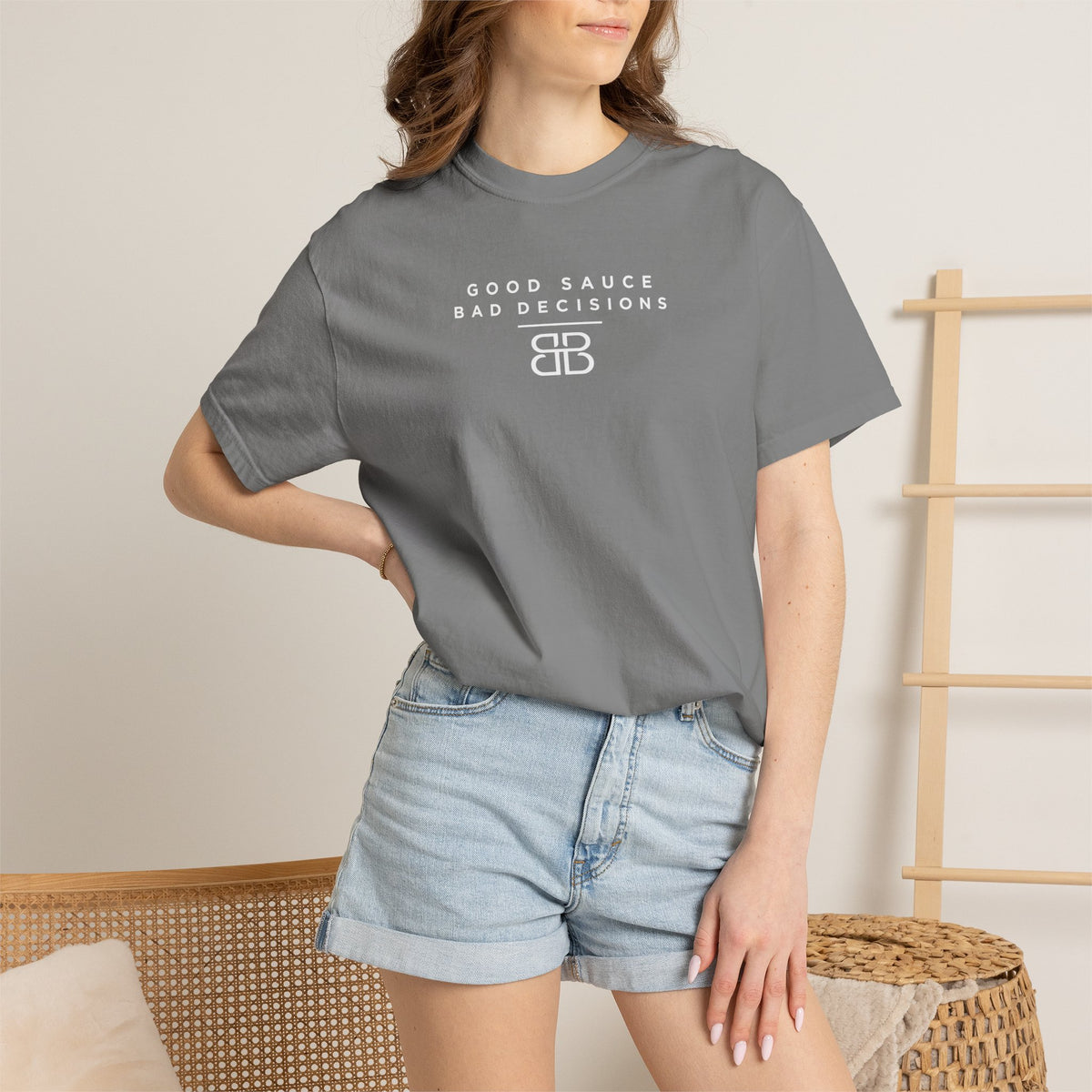 Good Sauce Bad Decisions T-Shirt — Casual Graphic Tee