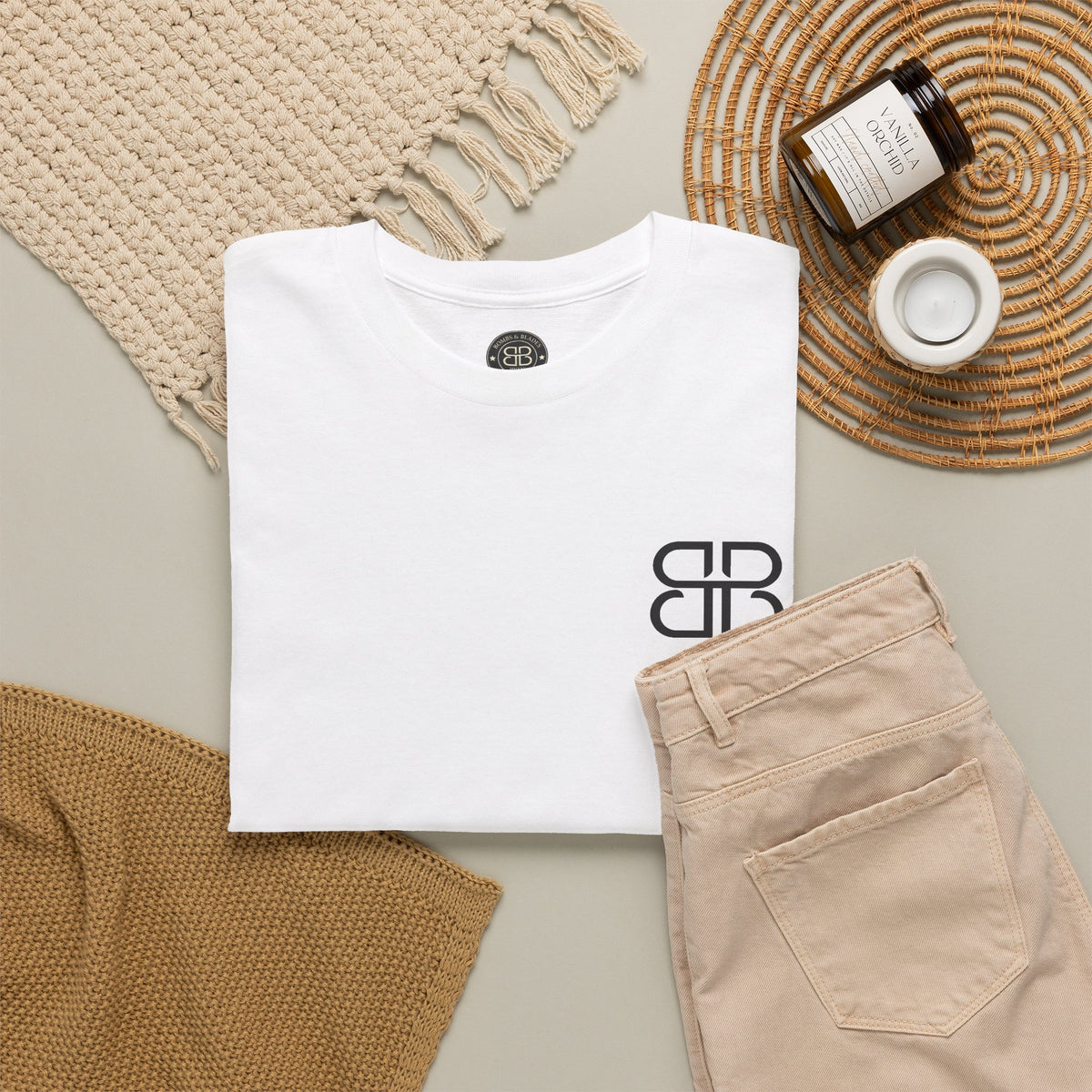 Bombs & Blades Tee — Vintage Helicopter Logo T‑Shirt
