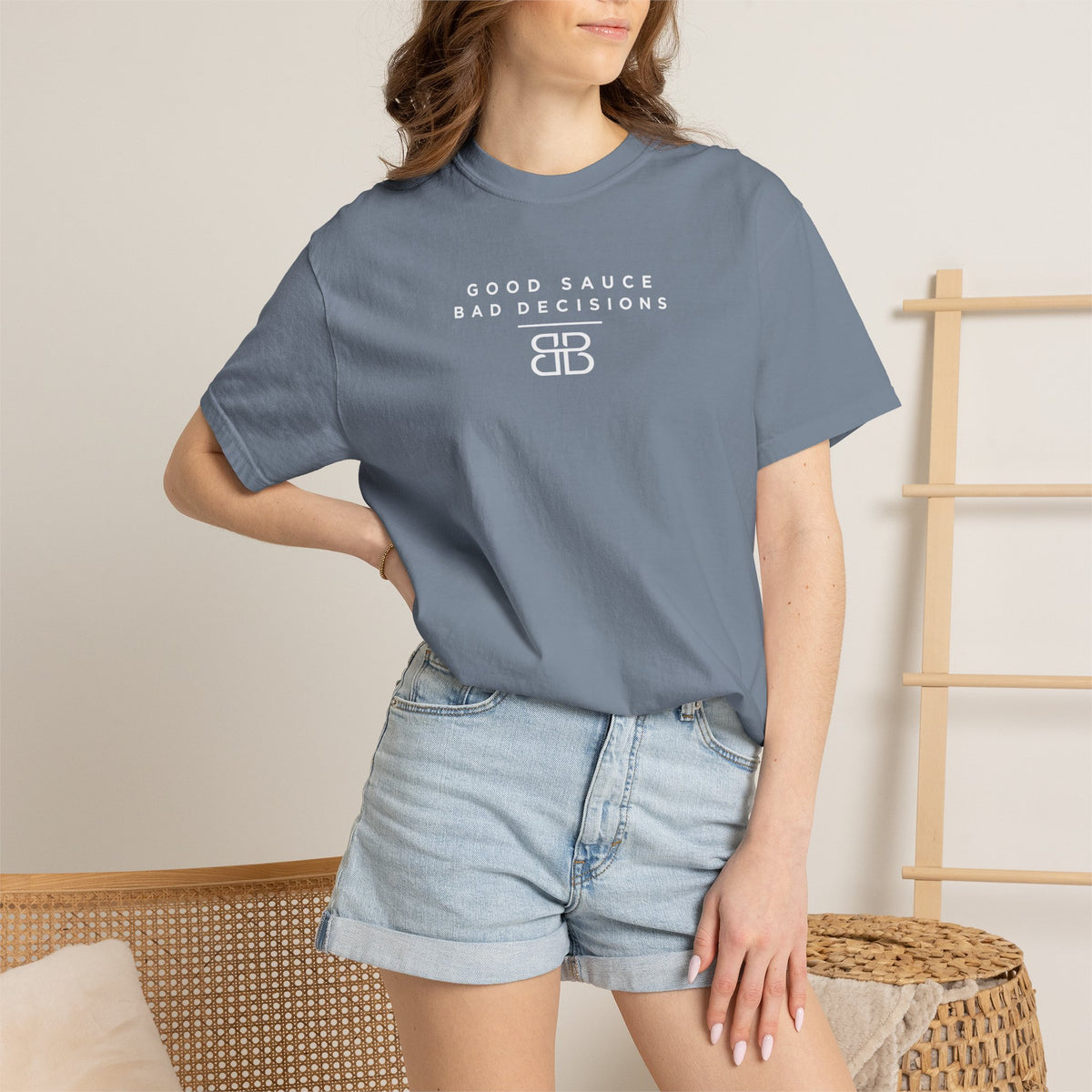 Good Sauce Bad Decisions T-Shirt — Casual Graphic Tee