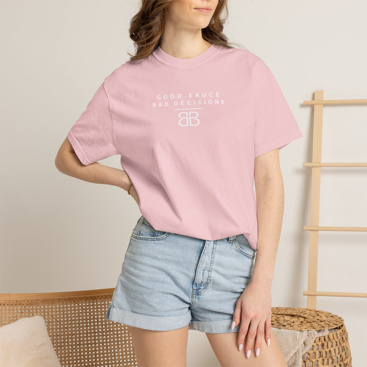 Good Sauce Bad Decisions T-Shirt — Casual Graphic Tee