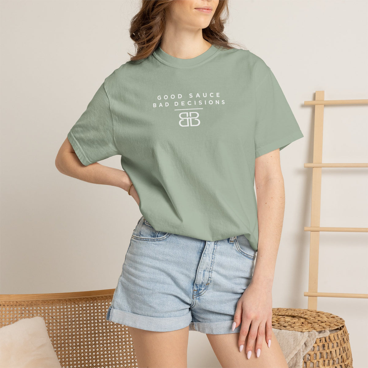 Good Sauce Bad Decisions T-Shirt — Casual Graphic Tee